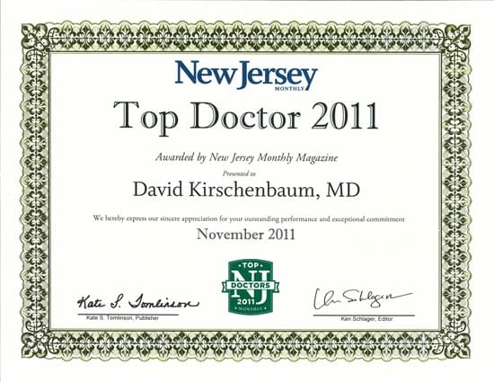 1763656973 2011 TopDoc K 1 David Kirschenbaum, MD